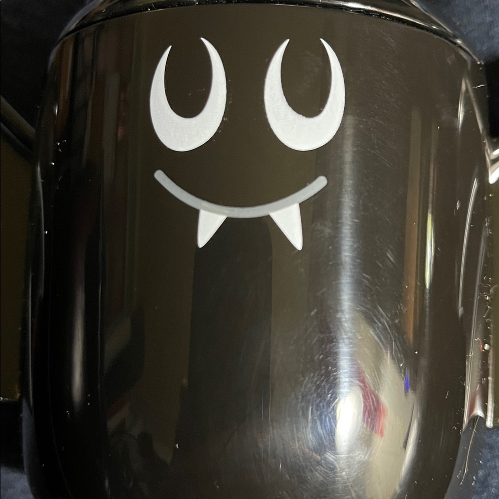 Black Bat-Shaped Drinkware with Straw NWT - Picture 3 of 4